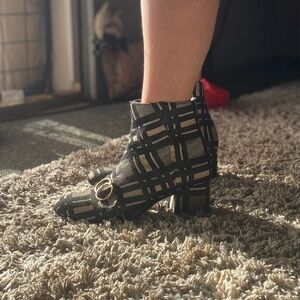 Bleecker & Bond Lacey fabric bootie